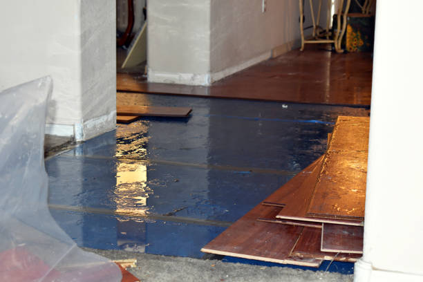 Professional Burst Pipe Cleanup technician working in Oakley, CA